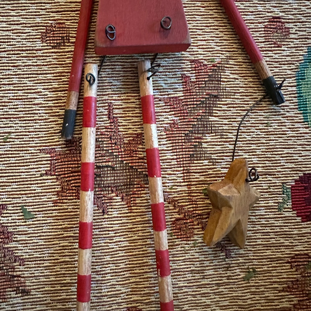 Handmade Santa 16 1/2” RARE - Picture 5 of 8